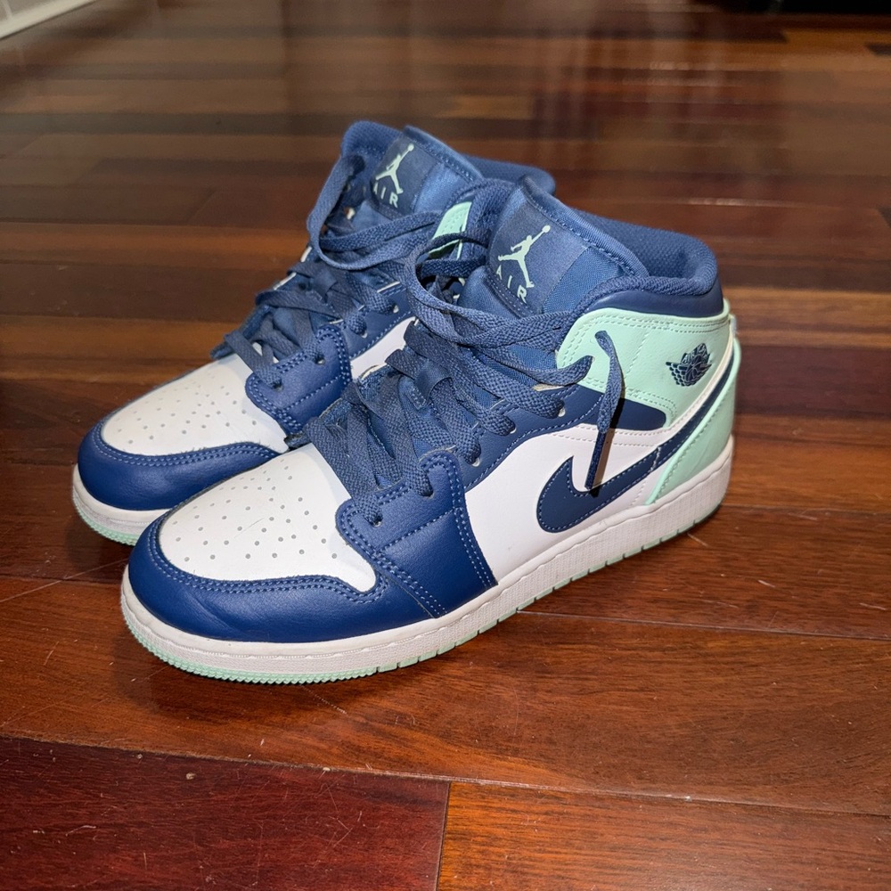 Air Jordan 1 Mid 'Blue Mint Kid's